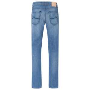 Jacob Cohen Light Blue Cotton Men Jeans