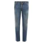 Jacob Cohen Light Blue Cotton Men Jeans With Stretch Fit 3