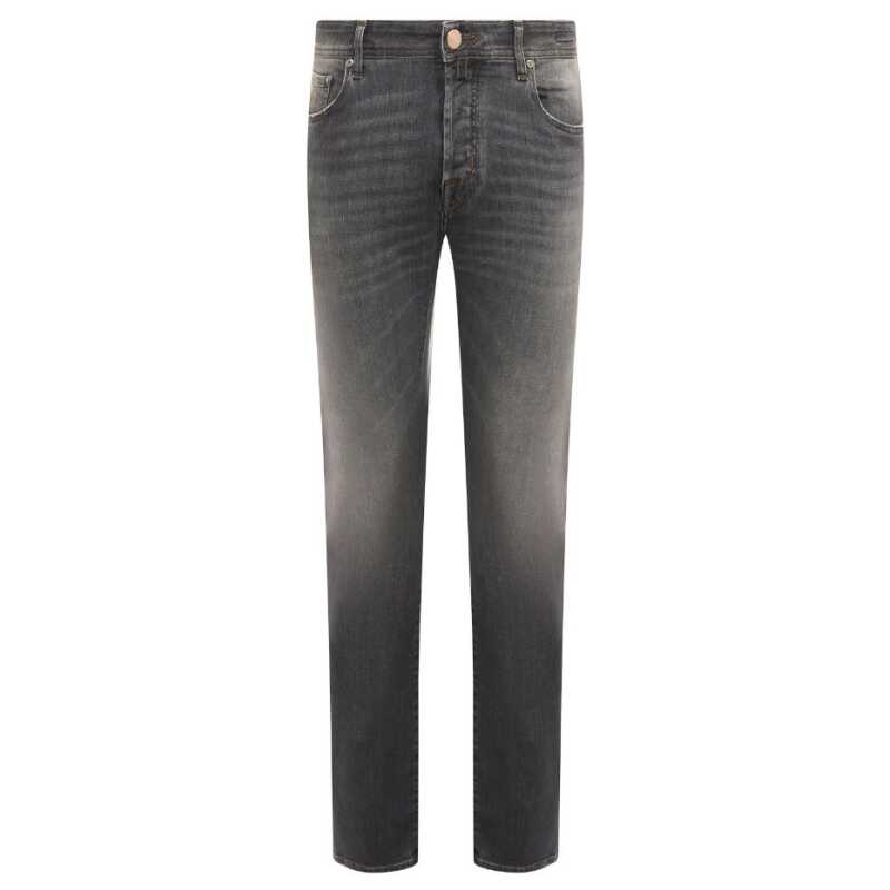 Jacob Cohen Sleek Gray Stretch Cotton Regular Fit Jeans, theFeinheit