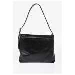 Jil Sander Leather Quilted Crossbody Bag With Zip Closure