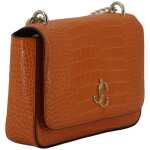 Jimmy Choo Amber Orange Leather Shoulder Bag 2