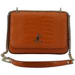 Jimmy Choo Amber Orange Leather Shoulder Bag 5