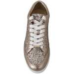 Jimmy Choo Ballet Pink Glitter Leather Sneakers 3