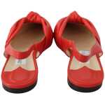 Jimmy Choo Chic Red Pointed Toe Leather Flats 4