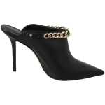 Jimmy Choo Elegant Black Gold Leather Pumps