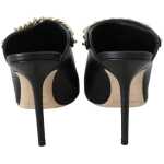 Jimmy Choo Elegant Black Gold Leather Pumps 5