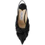 Jimmy Choo Elegant Black Leather Pointed Toe Pumps 3