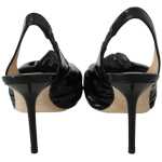 Jimmy Choo Elegant Black Leather Pointed Toe Pumps 4