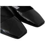 Jimmy Choo Elegant Black Patent Flats With Crystal Accent 2