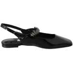 Jimmy Choo Elegant Black Patent Flats With Crystal Accent 6