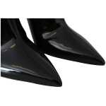 Jimmy Choo Elegant Black Patent Heeled Boots 2
