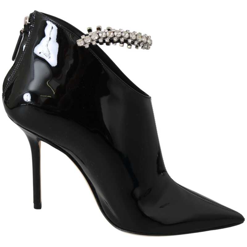 Jimmy Choo Elegant Black Patent Heeled Boots, theFeinheit