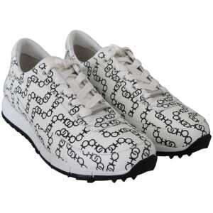 Jimmy Choo Elegant Monochrome Leather Sneakers