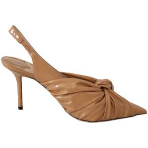 Jimmy Choo Elegant Pointed Toe Leather Pumps 6