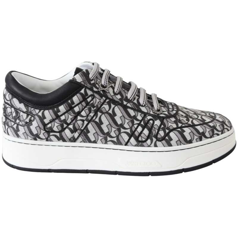 Jimmy Choo Glittering Slip-On Sneakers &#8211; Silver and Black, theFeinheit