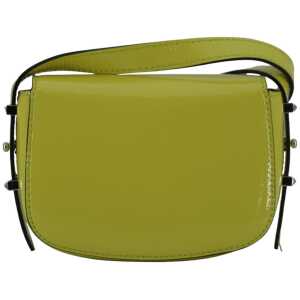 Jimmy Choo Lime Yellow Leather Small Shoulder Bag