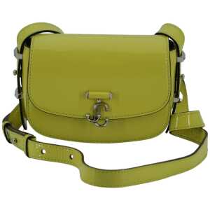 Jimmy Choo Lime Yellow Leather Small Shoulder Bag 5
