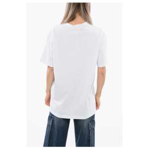 John Richmond Oversized Berdi T Shirt With Trompe L Oeil Print 2