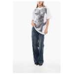 John Richmond Oversized Berdi T Shirt With Trompe L Oeil Print 4