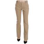 Just Cavalli Beige Mid Waist Straight Leg Pants 4