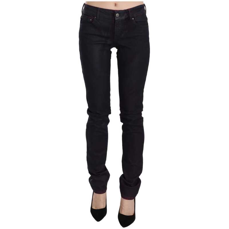 Just Cavalli Black Cotton Low Waist Skinny Denim Pants, theFeinheit