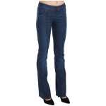 Just Cavalli Chic Blue Washed Boot Cut Denim Pants