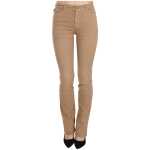 Just Cavalli Chic Brown Mid Waist Skinny Trousers 4