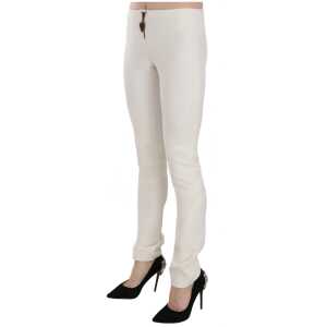 Just Cavalli Elegant Mid Waist Skinny Dress Pants