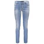 Just Cavalli Light Blue Cotton Women Jeans 3