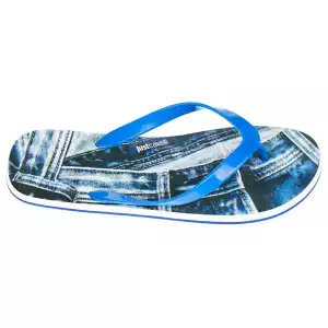 Just Cavalli Light Blue Eva Men Sandal 10