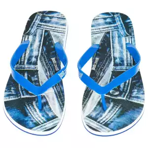 Just Cavalli Light Blue Eva Men Sandal 6