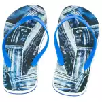 Just Cavalli Light Blue Eva Men Sandal 8