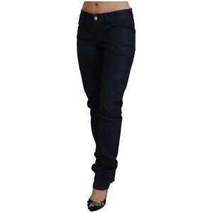 Just Cavalli Sleek Black Low Waist Denim Pants