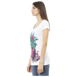 Just Cavalli White Cotton Women Top