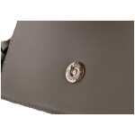 Karl Lagerfeld Elegant Grey Leather Crossbody Bag 7
