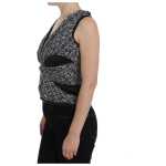 Karl Lagerfeld Elegant Silk Blouse With Logo Detailing