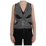 Karl Lagerfeld Elegant Silk Blouse With Logo Detailing 8
