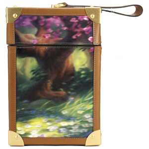 Kate Spade Disney Bambi 3d Trunk Printed Pvc Top Handle Clutch Handbag