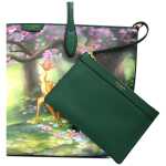 Kate Spade Disney Sutton Bambi Coated Canvas Shoulder Tote Handbag Purse
