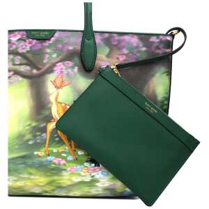 Kate Spade Disney Sutton Bambi Coated Canvas Shoulder Tote Handbag Purse