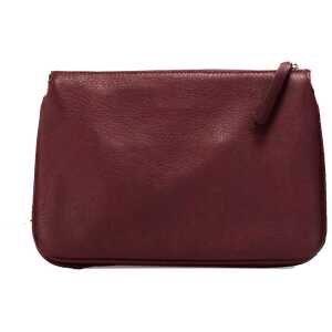 Kate Spade Jackson Cherrywood Leather Triple Gusset Crossbody Handbag Purse