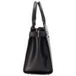 Kate Spade Staci Medium Black Saffiano Leather Crossbody Satchel Bag Handbag