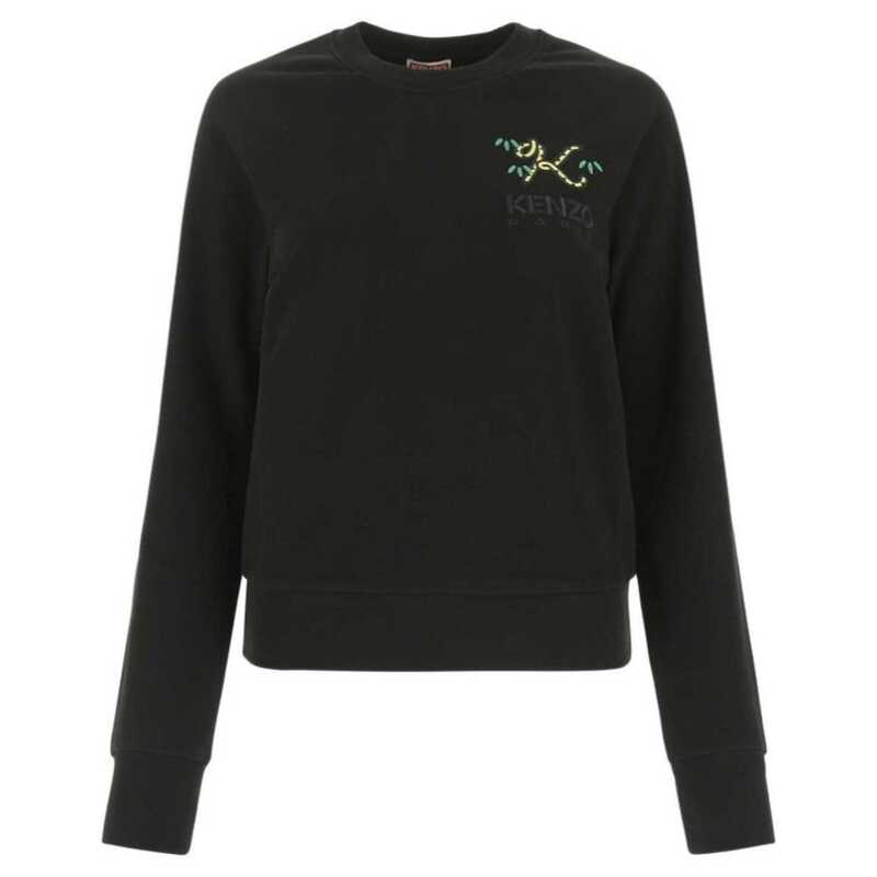 Kenzo Black Cotton Sweater, theFeinheit