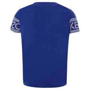 Kenzo Chic Blue Cotton Tee For Stylish Comfort
