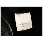 La Maison Du Couturier Elegant Black Leather Jumpsuit With Waist Strap 5