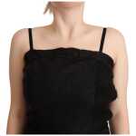 La Maison Du Couturier Elegant Sleeveless Jumpsuit Dress In Black 3