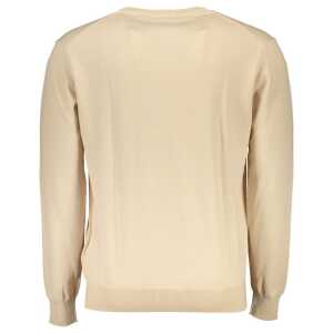 La Martina Beige Cotton Men Sweater