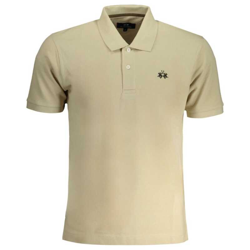La Martina Beige Cotton Polo Shirt, theFeinheit