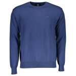 La Martina Blue Cotton Men Sweater 2