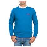 La Martina Blue Cotton Men Sweater 2